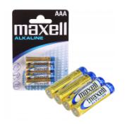 Maxell Alkaline Batteries ΑΑΑ LR03 4 Pieces