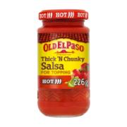 Old El Paso Hot Salsa Thick & Chunky 226 g