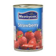 Μεσόγειος Strawberry in Light Syrup 415 g