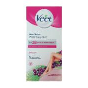 Veet Cold Wax Strips for Legs 40 Pieces