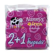 Nannys Fresh Baby Wipes with Aloe & Camomile 2+1 Free 72 pcs