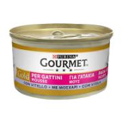 Purina Gourmet Gold Mousse for Kittens with Calf 85 g
