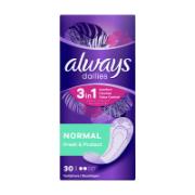 Always Dailies Normal Fresh & Protect Pantyliners 30 Pieces