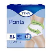 Tena Incontinence Pants Plus XL 12 Pieces 