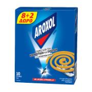 Aroxol Spiral Insecticide Coils, 8+2 Free