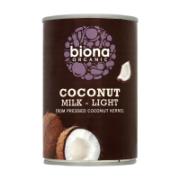 Biona Coconut Milk Light 400 ml