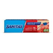 Sanitas Slide & Lock Small Food Bags 10 Pieces 