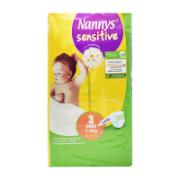 Nannys Sensitive Baby Diapers Midi Νο3 5-9 kg 56 pcs