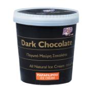 Papafilipou Dark chocolate Ice Cream 850 ml