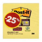 Post-it Notes 76x76 mm Yellow 90 Sheets -25%