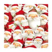 Ambiente Napkins Funny Santa 20 Pieces