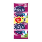 Everyday Hyperdry Sanitary Pads Maxi Night Ultra Plus With Extra Absorbent Cover 18 Pieces