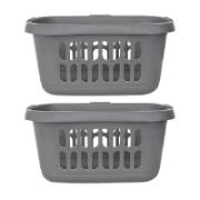 Wham Laudry Hipster Laudry Basket Silver