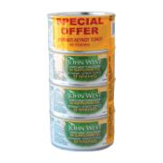 John West White Meat Tuna Solid in Sunflower Oil 4x170 g