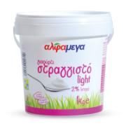 Alphamega Strained Yoghurt Light 2% Fat 1 kg