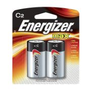 Energizer Max C2 Alcaline Batteries 2 Pieces