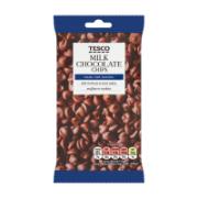 Tesco Milk Chocolate Chips 100 g