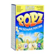 Popz Butter Flavoured Microwaveable Popcorn 270 g