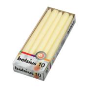 Bolsius 4 Tapered Candles White 245x24 mm