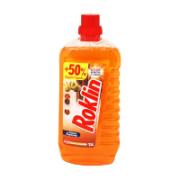 Roklin Υγρό Καθαριστικό με Σαπούνι απο Αγνό Ελαιόλαδο για Ξύλινα Πατώματα & Επιφάνειες 1.5 L