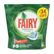 Fairy Original All in One Dishwasher Tablets 22 Pieces