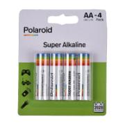 Polaroid Super Alkaline Batteries AA-4 LR6 1.5V Pack 4 Pieces