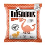 Biosaurus Baked Organic Corn Snack with Ketchup Seasoning 15 g