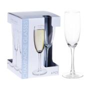 Glass Collection Champagne Glass 4x180 ml