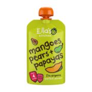 Ella’s Kitchen Baby Organic Puree With Mangoes, Pears & Papayas 4+ Months 120 g