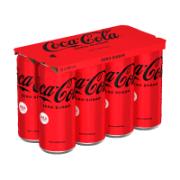 Coca Cola Zero Soft Drink 8x330 ml