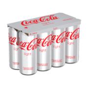 Coca Cola Light  Soft Drink 8x330 ml