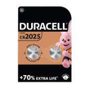 Duracell Coin Lithium Battery CR2025 3V 2 Pieces