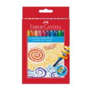 Faber-Castell 12 Twistable Wax Crayons CE