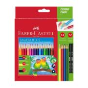 Faber-Castell School Set Colour Pencils Triangular 18+4+2 CE