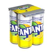 Fanta Lemonade Zero Soft Drink with Steviα 4x330 ml