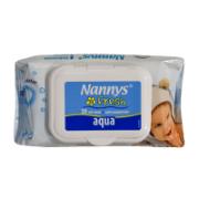 Nannys Fresh Baby Wipes with Aqua 20 Pieces