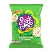 Snack a Jacks Crispy Sour Cream & Chive Flavour Rice & Corn Snack 23 g