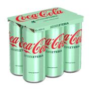 Coca Cola with Stevia Soft Drink 6x330 ml