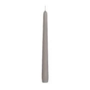 Bolsius Tapered Candle Light Grey 245x24 mm