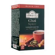 Ahmad Chai Spice Flavoured Black Tea 20 Foil Tea Bags 40 g