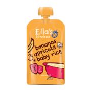 Ella's Kitchen Organic Puree With Banana, Apricots & Baby Rice 4+ Months 120 g
