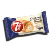 7Days Croissant Cookies & Cream with Vanilla Flavoured Cream with Milk & Pieces of Cocoa Cookies 80 g