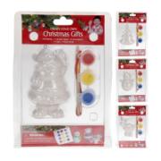 Christmas Painting Set 6 Pieces 12.5x17.5x5 cm 3+ Years