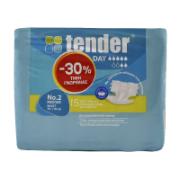 Tender Day Adult Diapers No.2 Medium 15 Pieces