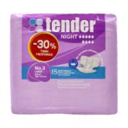 Tender Night Adult Diapers No.3 Large 15 Pieces