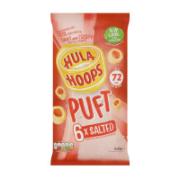Hula Hoops Puft Salted Flavour Wheat & Potato Rings 6x15 g