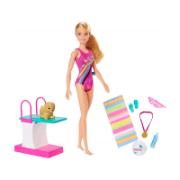 Barbie Dreamhouse Adventures Swim 'N Dive Doll with Accessories 3+ Years