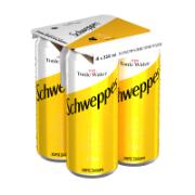 Schweppes Tonic Water No Sugar 4x330 ml