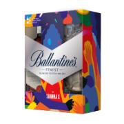 Ballantines By Shawna X Finest Blended Scotch Whisky x2 Glasses 700 ml 