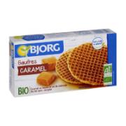 Bjorg Waffles with Caramel Filling 6 Pieces 175 g